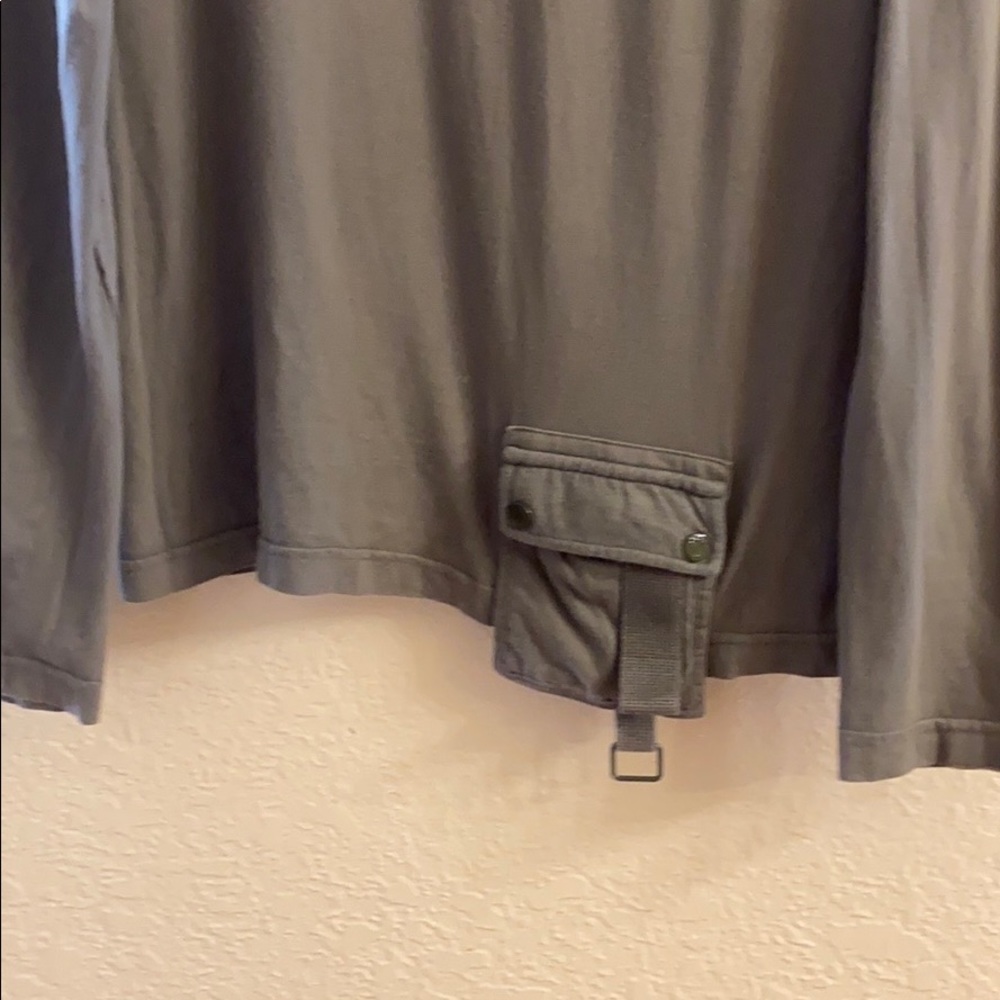 Dolce & Gabbana Archive Military Utility Long Sleeve Shirt Olive Healthy Graphic - Picture 7 of 13